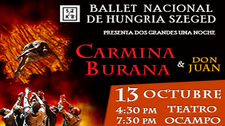 BALLET NACIONAL DE HUNGRÍA-CARMINA BURANA Y DON JUAN